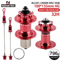 Novatec MTB Hub D041SB D042SB Mountain Bicycle Cube 28H 32H 36H Bike HG Bearing Cube 7 8 9 10 11 12 Speed Disc Brake QR Hub