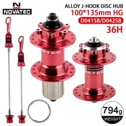 Novatec MTB Hub D041SB D042SB Mountain Bicycle Cube 28H 32H 36H Bike HG Bearing Cube 7 8 9 10 11 12 Speed Disc Brake QR Hub
