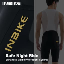 INBIKE Pro Men's Cycling Suit Short Sleeve Jersey Bib Shorts with Pockets Breathable Summer Road Bike Bicycle Clothing Quick Dry