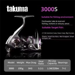 2026 New Takuma Lightweight Spinning Wheel, Metal Wire Cup For Sea Fishing, Shallow Far Throw Fishing Reel, Sports Entertainment