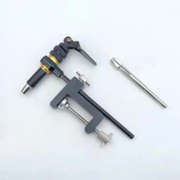 1PC 360° Rotation C-Clamp Fly Tying Vise Hardened Steel Jaws Jig Lure Making Tool Dry Wet Nymph Streamer Fishing Lure Tying Tool