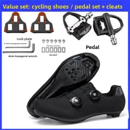 Mtb Cycling Shoes Man Cleats Shoes Flat Pedal Bicycle Shoe Speed Cycling Sneaker Men Mountain Bike Shoe Spd Racing Lock Footwear