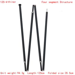 Ultralight Lightweight Carbon Fiber 3F Lanshan Asta Zpacks Tent Support Rod Sturdy Stiff Rigid Tent Pole