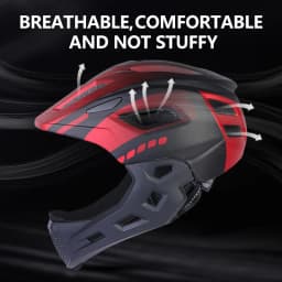Eastinear2023 High Quality Children's Bicycle Helmet Full Face Detachable Outdoor Sports Skateboard Roller Skating Riding Helmet