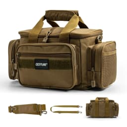 Goture Fishing Tackle Bags 38*23*19cm Shoulder Bag High Capacity 600D Oxford Cloth Outdoor Cycling Backpack Camping Picnic Bag