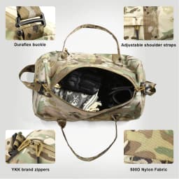 VOTAGOO 30L Tactical Travel Bag Large Capacity Storage Handbag Fitness Gym Duffel for Men Outdoor Sports
