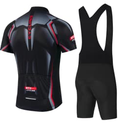 Summer Pro Team Black Cycling Clothing Cycling Jersey Set Men Road Bike Shirt Suit Bicycle Bib Shorts