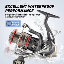 Johncoo Ravor Spinning Fishing Reel 1000-4000 Size Max Drag 12kg Spinning Reel Carbon Body Lightweight Fishing Gear for Anglers