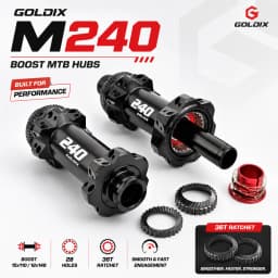 GOLDIX M240 28H Boost MTB Hub 36T Ratchet Straight Pull Center Lock HG XD MS 110x15 148x12 10-12 Speed Bicycle Wheel Hub