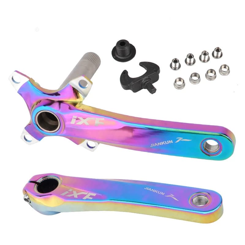 Durable IXF Bike MTB Crank 104 BCD 170mm MTB Bike Crankset Hollowtech Narrow Wide Chainring Road Bicycle Parts