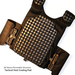 Tactical Vest Universal Cooling Plate 3D Mesh Cooling Panel Airflow Sweatproof Backpack Liner Insert for Summer Hiking Camping