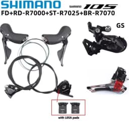 SHIMANO 105 R7020 Ultegra R8020 Groupset R7070 R8070 Hydraulic Disc Brake For Road Bike Shifter Brake Front Rear Derailleur