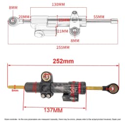 For Scooter kukirin G3 pro 2024 2025 Stabilizer Steering Damper Mounting Electric Scooter Ausom Gallop Modification Bracket