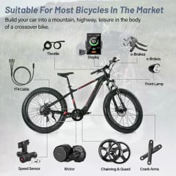 Bafang M325 M215 Mid Drive Motor Conversion Kit 48V 750W Brushless for 68MM 8Fun BBS02B Electric Bicycle Motor