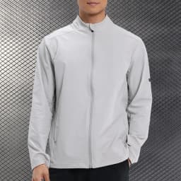 Men Outdoor Sports Casual Jacket Jacket Stand-Up Collar Zip Running Fitness Windproof Camping Hiking Riding Training Tops