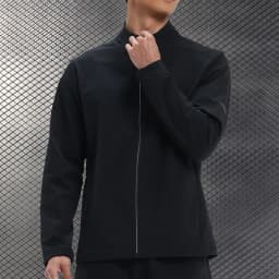 Men Outdoor Sports Casual Jacket Jacket Stand-Up Collar Zip Running Fitness Windproof Camping Hiking Riding Training Tops