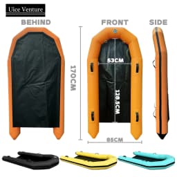 Rubber Floating Pontoon Boat Rushwave Boat Inflatable Electric Surfboard Matching Pontoon With Pump For Surfboard Added Buoyant