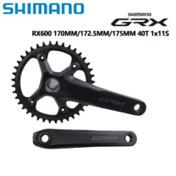 Shimano GRX RX600 1x11Speed Crankset 170MM 172.5MM 175MM 40T Chainring For Road Bike Bicycle Gravel Crankset 11S Crank