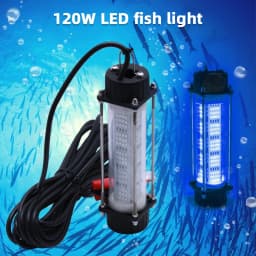 1 New Fishing Light with Ultra High Power, 120W, 180W, Multiple Colors to Effectively Attract Fish
