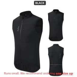 YKYW Waterproof Thermal Vest Men Women Winter Sleeveless Waistcoat Black Gray Olive Cycling Vest Bike Clothing Bicycle Mtb Coat