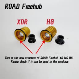 New Structure MTB Freehub XD MS HG, New Structure ROAD Freehub XDR HG