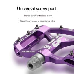 ENLEE Ultralight Bicycle Pedal All CNC MTB DH XC Mountain Bike Pedal L7U Material+DU Bearing Aluminum Pedals Bike Accessories