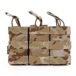 Emersongear 556 Triple Open Top Mag Pouch 5.56 Modular Magazine Pouch Molle Hunting Wargame Training Hiking Combat EM6355