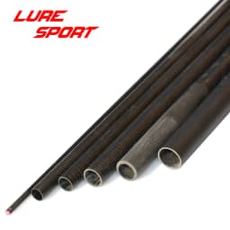 LureSport 2.1m 6 sections 3pcs carbon solid Tip Travel Fishing Rod Toray X-Cross Carbon blank Rod Building Component RepairDIY