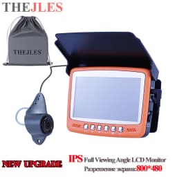 4.3 Inch IPS Visual Fish Finder HD 1000 Line Ice Fishing Camera With 8 Night Vision Infrared Lights For Outdoor Fishing Gear