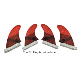 M+GL/UK2.1 Surf Quad Fins UPSURF FCS 2 Fins Honeycomb Fiberglass Top Performance Core Surfboard Fins Quad Set Quilha Surf 4 Fins
