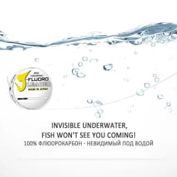 DaiwaJ-Fluorocarbon Fluorocarbon Leader 100m 50m Sinking Clear Fluorocarbon Line Made in Japan