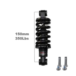 AttLvTu-Bike Rear Shock Absorber, Spring, MTB, 125mm, 150mm, 165mm, GS-121A, 100 to 2000 lbs, Suspension Damper