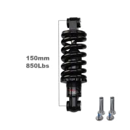 AttLvTu-Bike Rear Shock Absorber, Spring, MTB, 125mm, 150mm, 165mm, GS-121A, 100 to 2000 lbs, Suspension Damper