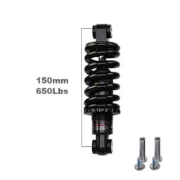 AttLvTu-Bike Rear Shock Absorber, Spring, MTB, 125mm, 150mm, 165mm, GS-121A, 100 to 2000 lbs, Suspension Damper