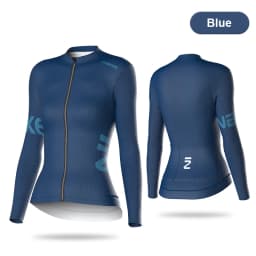 INBIKE Women's Long Sleeve Jersey MTB Cycling Jersey Spring Autumn Biking Clothing Slim Top Shirts for Riding Road Bike Clothes