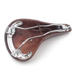 Soft Retro Bicycle Saddles Cushion Men Women Handmade Brown Wide Leather Bike Seat for Vintage City Cycling Bicycle Saddle Parts