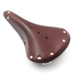 Soft Retro Bicycle Saddles Cushion Men Women Handmade Brown Wide Leather Bike Seat for Vintage City Cycling Bicycle Saddle Parts