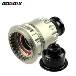 GOLDIX Bicycle Hub Adapter with QR/THRU End Cap HG/XD/MS Bicycle Hub Body for MTB/Road Bike Freehub