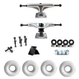 City run 5inch Skateboard truck wheels complete kit with 55*32mm wheels Double rocker skateboard Street Truck Wheels Parts