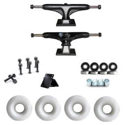 City run 5inch Skateboard truck wheels complete kit with 55*32mm wheels Double rocker skateboard Street Truck Wheels Parts