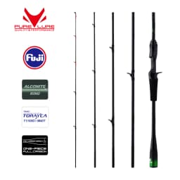 PURELURE ZERO Small Bait Light High Carbon Long Throwing Rod Rock Fishing Spinning Trout Rod BFS Fishing Casting UL Stream Bass
