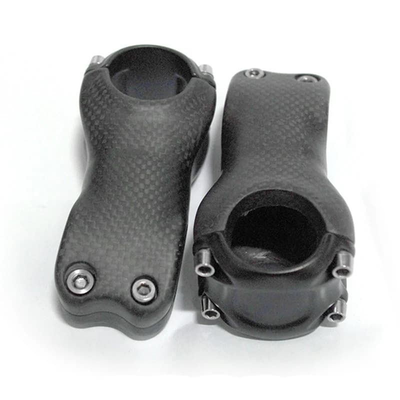 Ultralight Full Carbon Stem, 3K Matte, 6, 17 Degree, 60mm-130mm, Mountain Bike, Road Bike