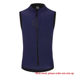 YKYWBIKE Men Cycling Gelit Thermal Fleece Bicycle Windbreaker Sleeveless Bike Vest Windproof Waterproof Cycling