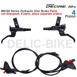 SHIMANO DEORE M6100 M6120 Hydraulic Disc Brake BL-M6100 Brake Lever BR-M6100 or M6120 Brake Caliper Parts