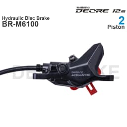 SHIMANO DEORE M6100 M6120 Hydraulic Disc Brake BL-M6100 Brake Lever BR-M6100 or M6120 Brake Caliper Parts