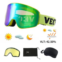 VECTOR Ski Goggles Snowboard Anti-fog and Anti-ultraviolet Poc Men Women Skiing Eyewear UV400 Snow Protection Glasses Double