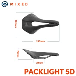 MIXED Full Carbon Fiber 5D Ultra Pack Light Weight Bike Saddle 143mm 135g for Road MTB Mountain Bicycle Carbon Seats