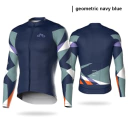 INBIK Long Sleeve Cycling Jersey Men Road Bike Clothing Riding Shirts Quick Bicycle Mountain MTB Jersey Full Zipper with Pockets