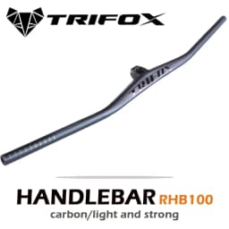 TRIFOX Carbon MTB Handlebars Riser -2 Degree One-shaped Integrated UD Matte Downhill XC Mountain Bike Handlebar 40/50/60/70mm