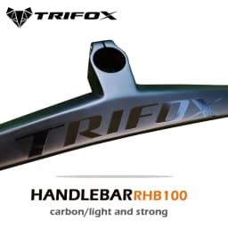 TRIFOX Carbon MTB Handlebars Riser -2 Degree One-shaped Integrated UD Matte Downhill XC Mountain Bike Handlebar 40/50/60/70mm